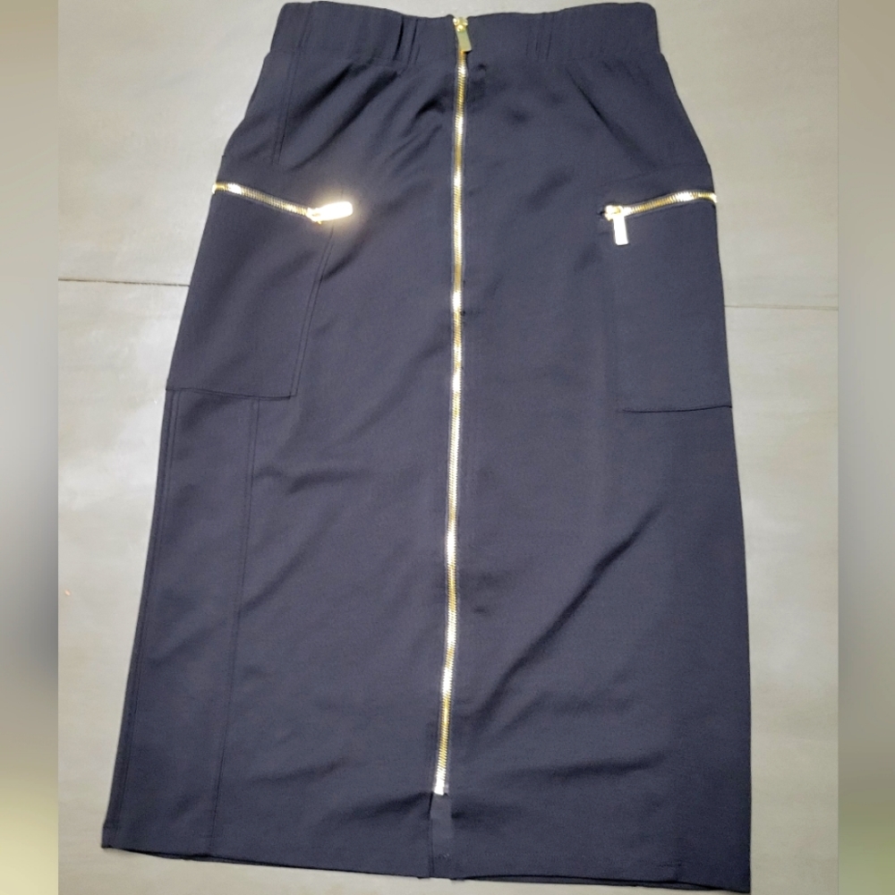 Black office skirt